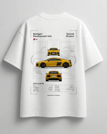 Men’s relaxed fit premium white oversized t-shirt