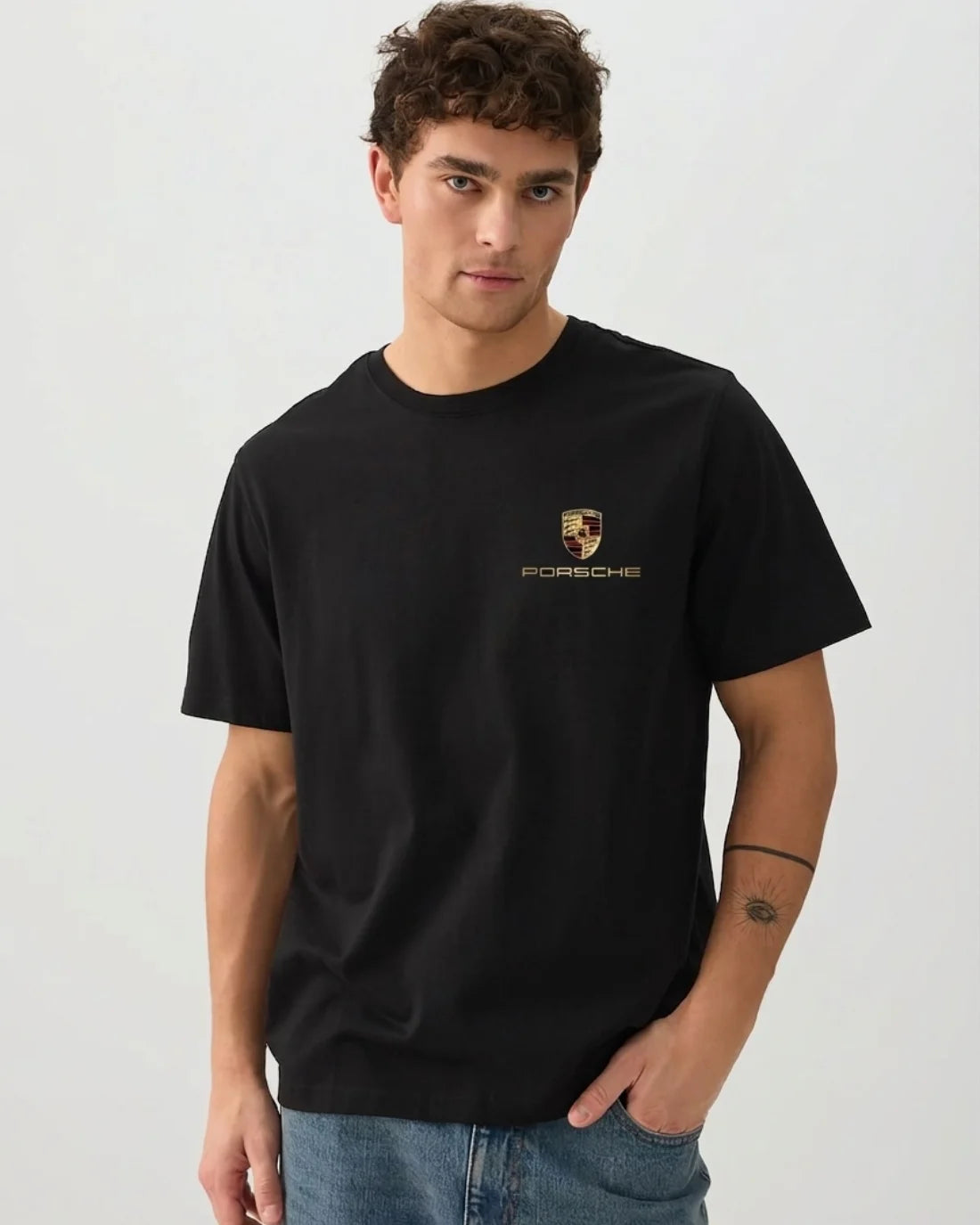 Need Money modern edge oversized t-shirt for men
