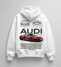 Need Money for Audi Porsche bold statement hoodie white color clean premium street style