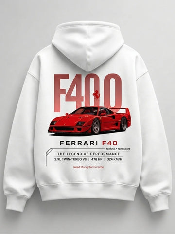 Need Money for Benz Mercedes aesthetic fleece hoodie back print minimal aesthetic graphic design