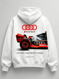 : Need Money for Benz Mercedes aesthetic fleece hoodie side angle cozy streetwear apparel fit
