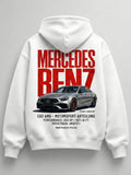 Need Money for Benz Mercedes minimal text hoodie front view clean streetwear fashion style