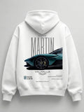 Need Money for Benz Mercedes oversized street hoodie front view premium urban streetwear style