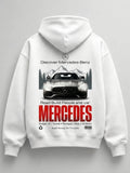 Need Money for Benz Mercedes urban streetwear hoodie white color clean minimal fashion style