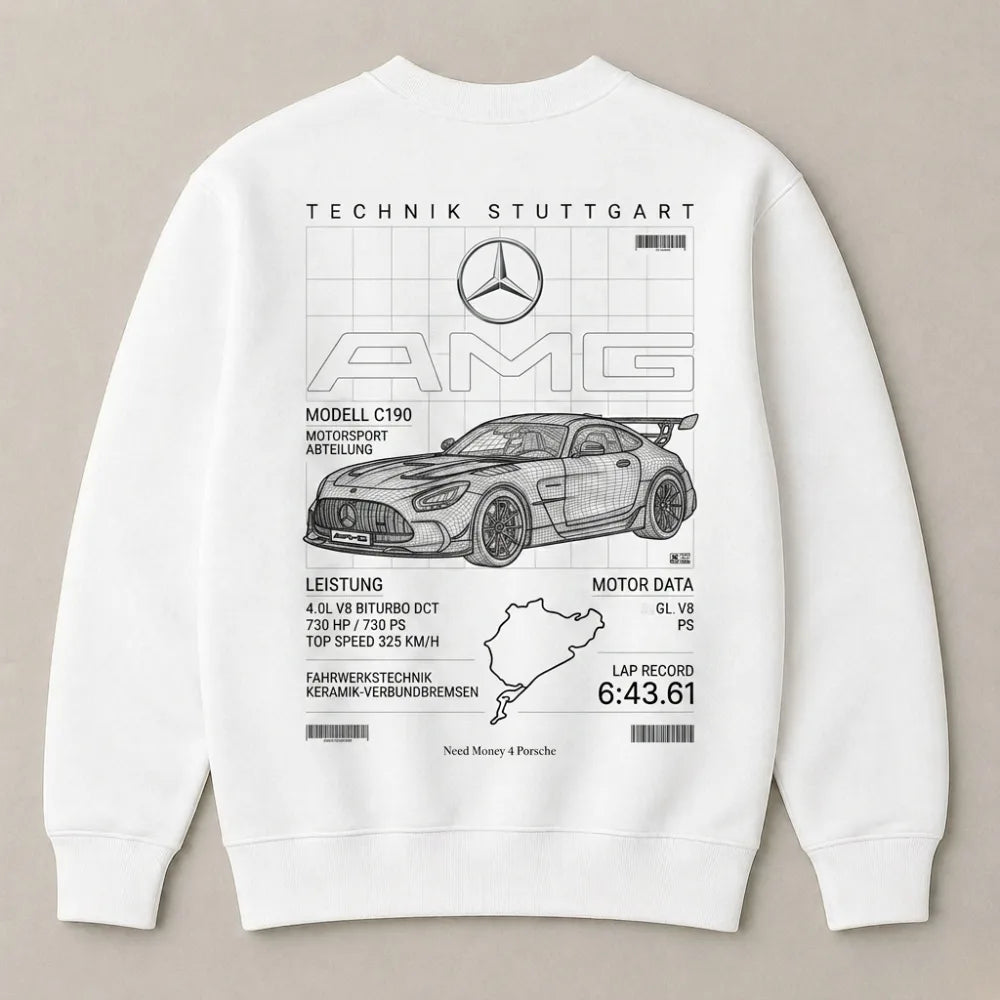 Need Money for Benz supercar lifestyle sweatshirt