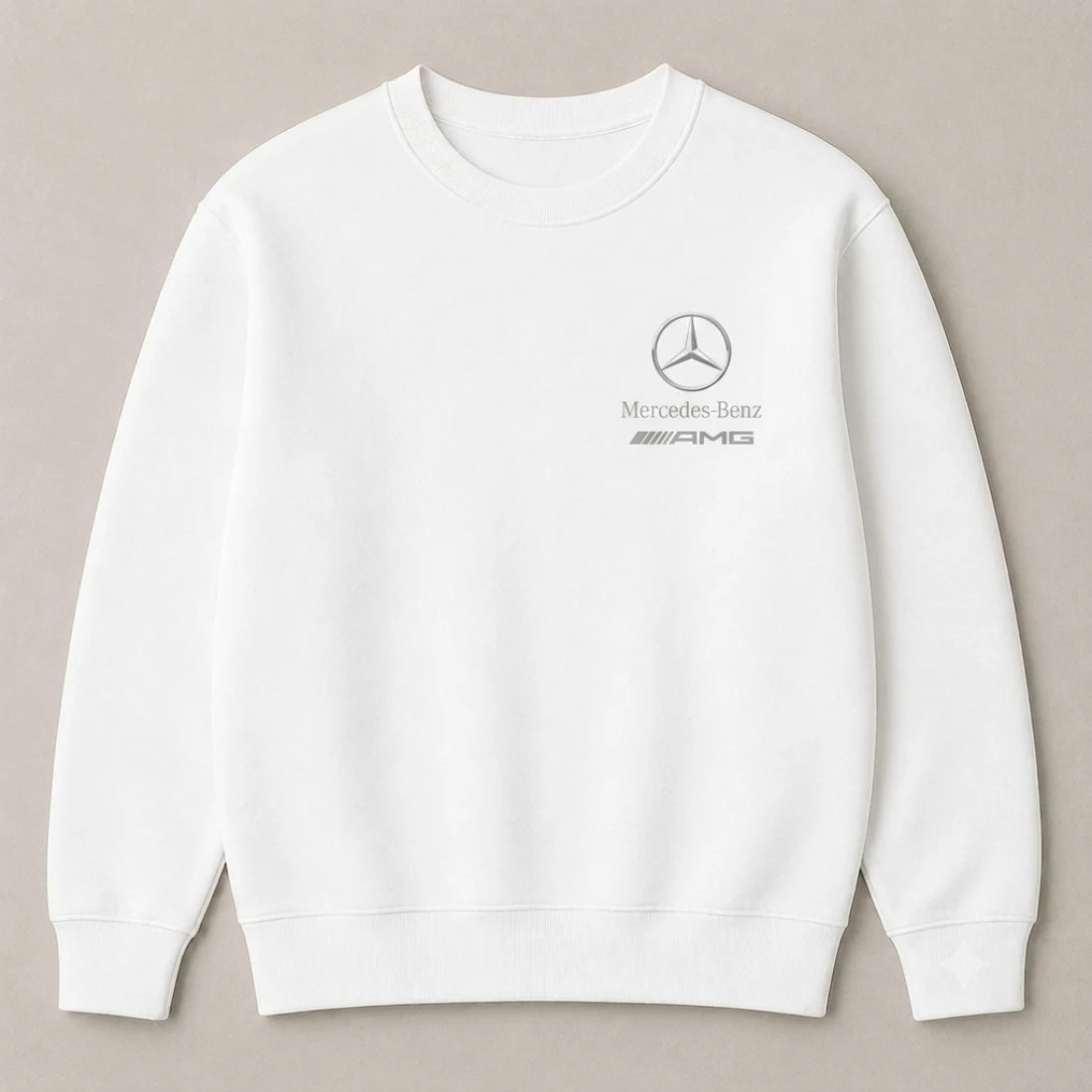 Need Money luxury car themed white sweatshirt