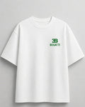 Premium white Bugatti ambition driven graphic shirt