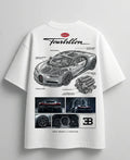 Bugatti dream car oversized tee for luxury car enthusiasts