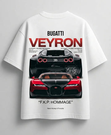 Need Money for Bugatti dream car white oversized shirt