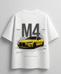 Bugatti hypercar lover graphic T-shirt in white