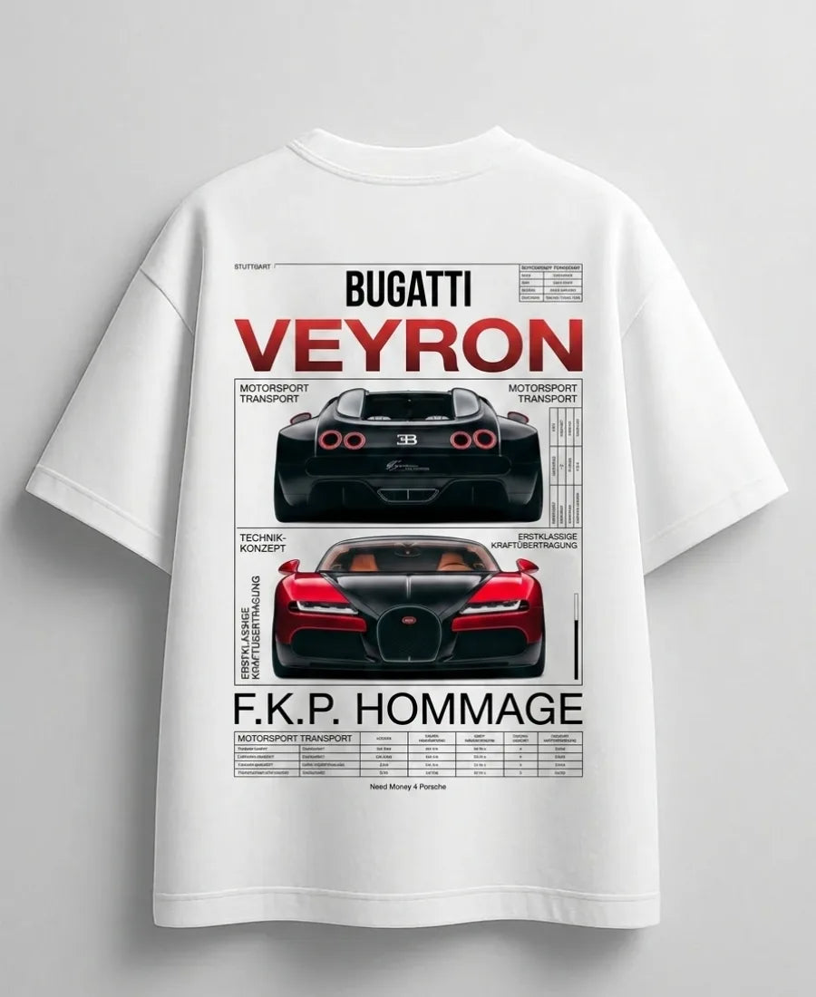 Need Money for Bugatti exotic car lover white T-shirt