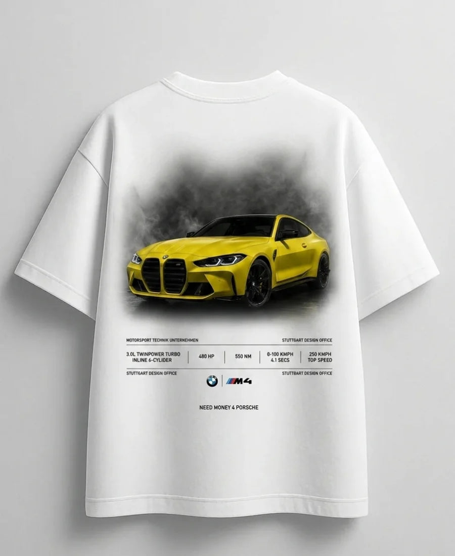 Luxury Bugatti streetwear oversized tee for car enthusiasts