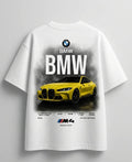 Premium white Bugatti inspired streetwear tee
