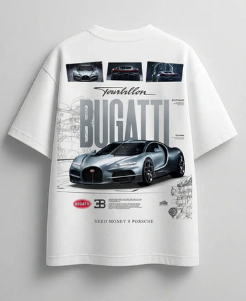 Need Money for Bugatti wealth mindset streetwear T-shirt for car lovers