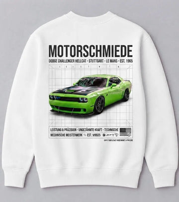 Need Money for Dodge Challenger dream car white oversized sweatshirt