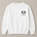 White Dodge Charger oversized graphic sweatshirt for men