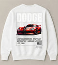 Need Money for Dodge obsessed white oversized sweatshirt for men