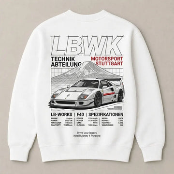 Dream hypercar quote graphic sweatshirt inspired by Jesko Absolut