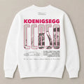 Need Money for Koenigsegg Jesko Absolut fashion oversized white sweatshirt