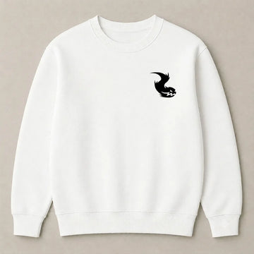 White Koenigsegg Jesko Absolut inspired streetwear sweatshirt