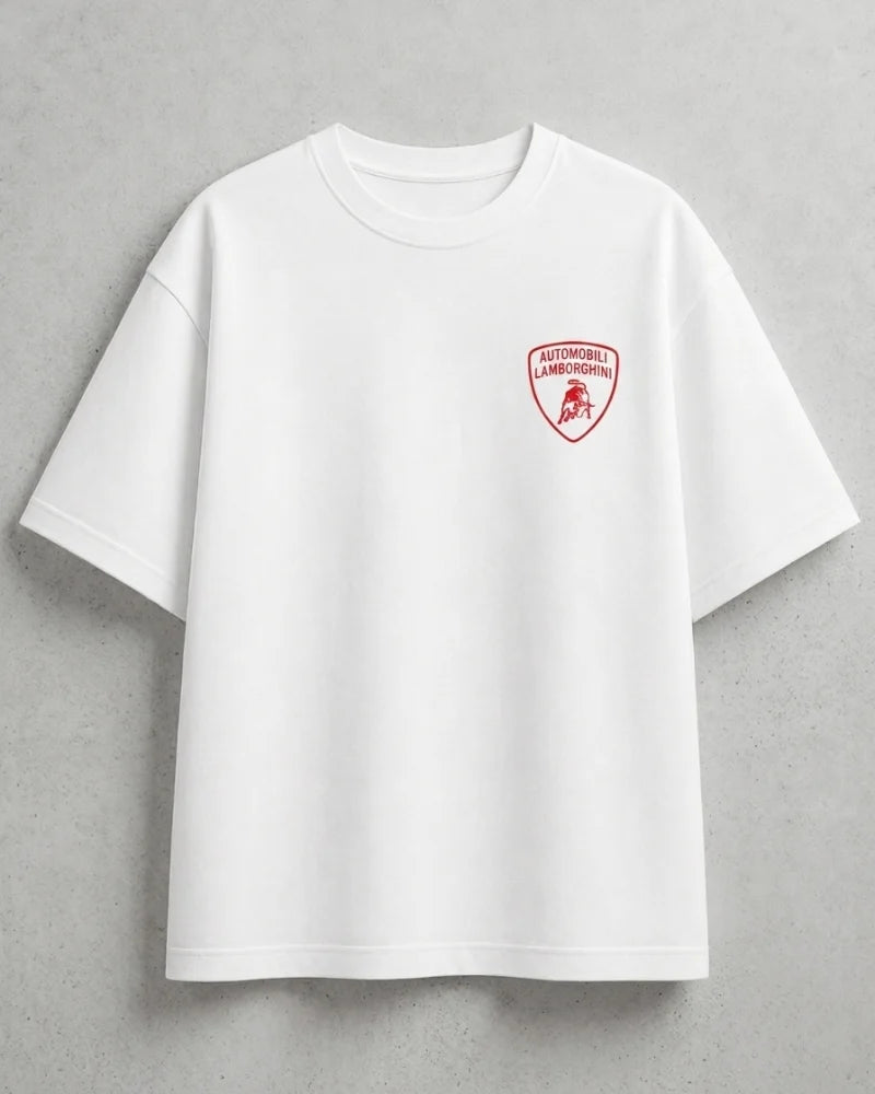 Trendy Lamborghini lifestyle graphic tee for luxury car lovers