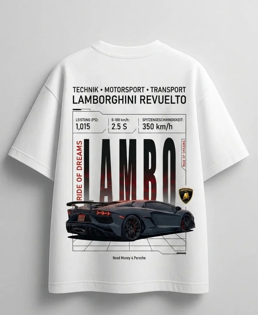Need Money for Lamborghini luxury car humor fashion tee