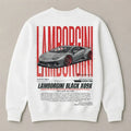 Lamborghini dream supercar oversized crewneck sweatshirt