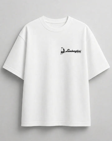 Funny supercar lover oversized T-shirt with Lamborghini theme