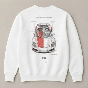 Lamborghini themed graphic sweatshirt for car lovers
