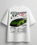Need Money for Lamborghini supercar fan white graphic T-shirt
