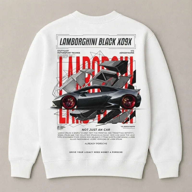 Need Money for Lamborghini track day enthusiast sweatshirt
