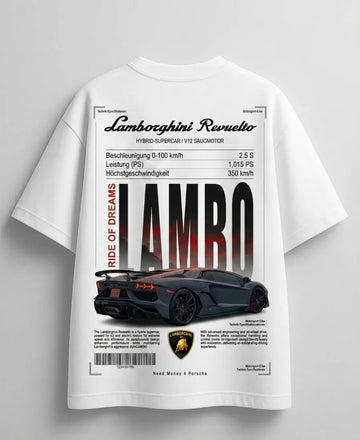 Need Money for Lamborghini dream car streetwear fashion T-shirt