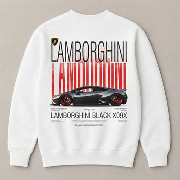 Lamborghini V10 oversized sweatshirt for men