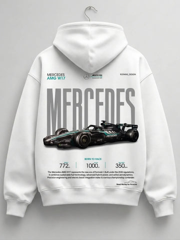 Need Money for Mercedes-Benz AMG Edition hoodie front view premium streetwear automotive style