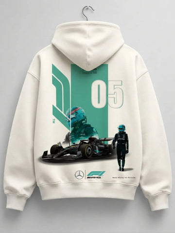 Need Money for Mercedes-Benz AMG Edition hoodie close up AMG style logo detail print