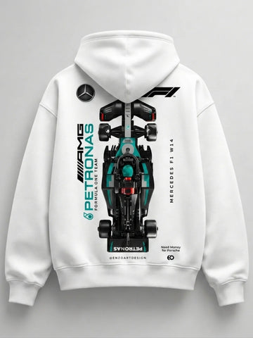 Need Money for Mercedes-Benz AMG Edition hoodie side angle modern automotive fashion fit