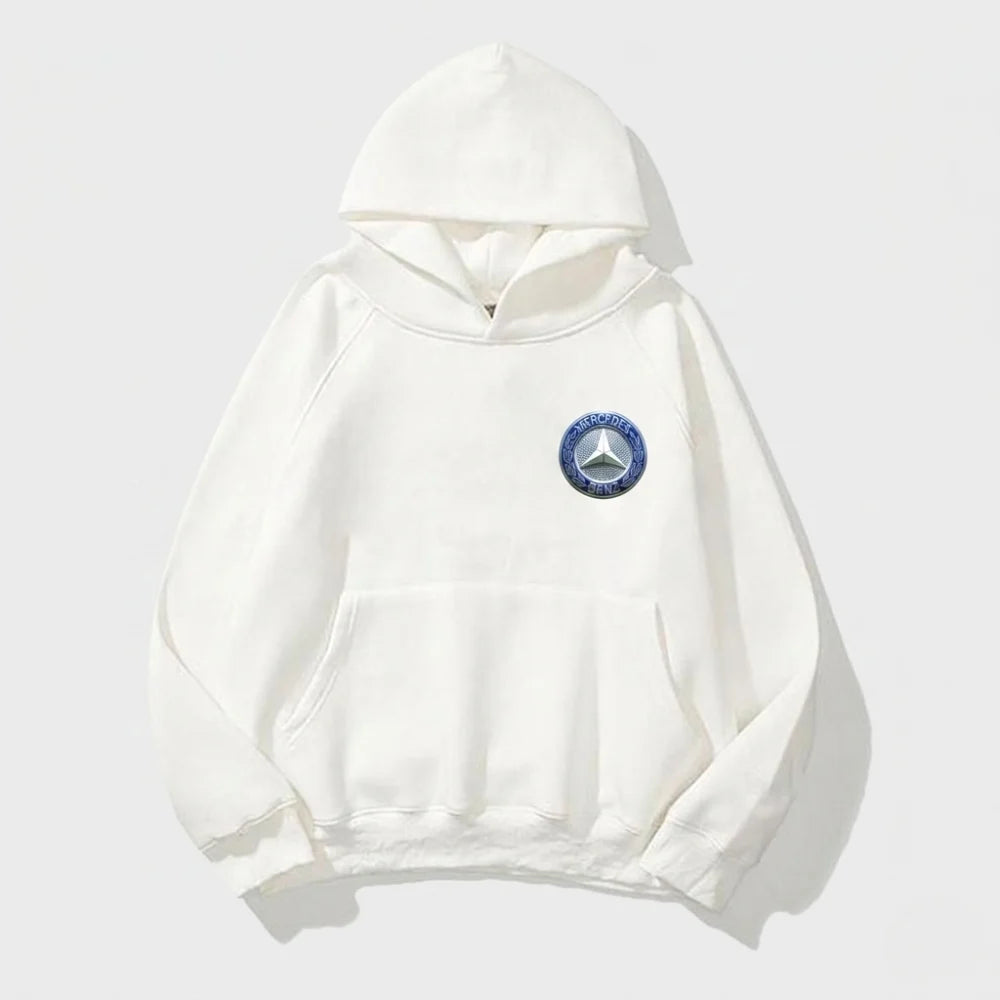 Need Money for Benz Mercedes aesthetic fleece hoodie back print minimal aesthetic graphic design