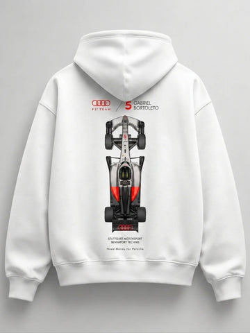 Need Money for Mercedes-Benz AMG inspired classic hoodie front view premium streetwear automotive style