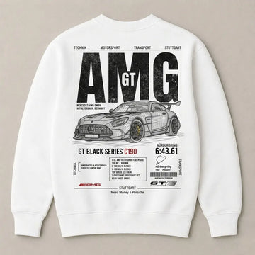 Need Money for Mercedes-Benz car lover white sweatshirt