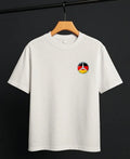 White graphic t-shirt with Need Money for Benz Mercedes design