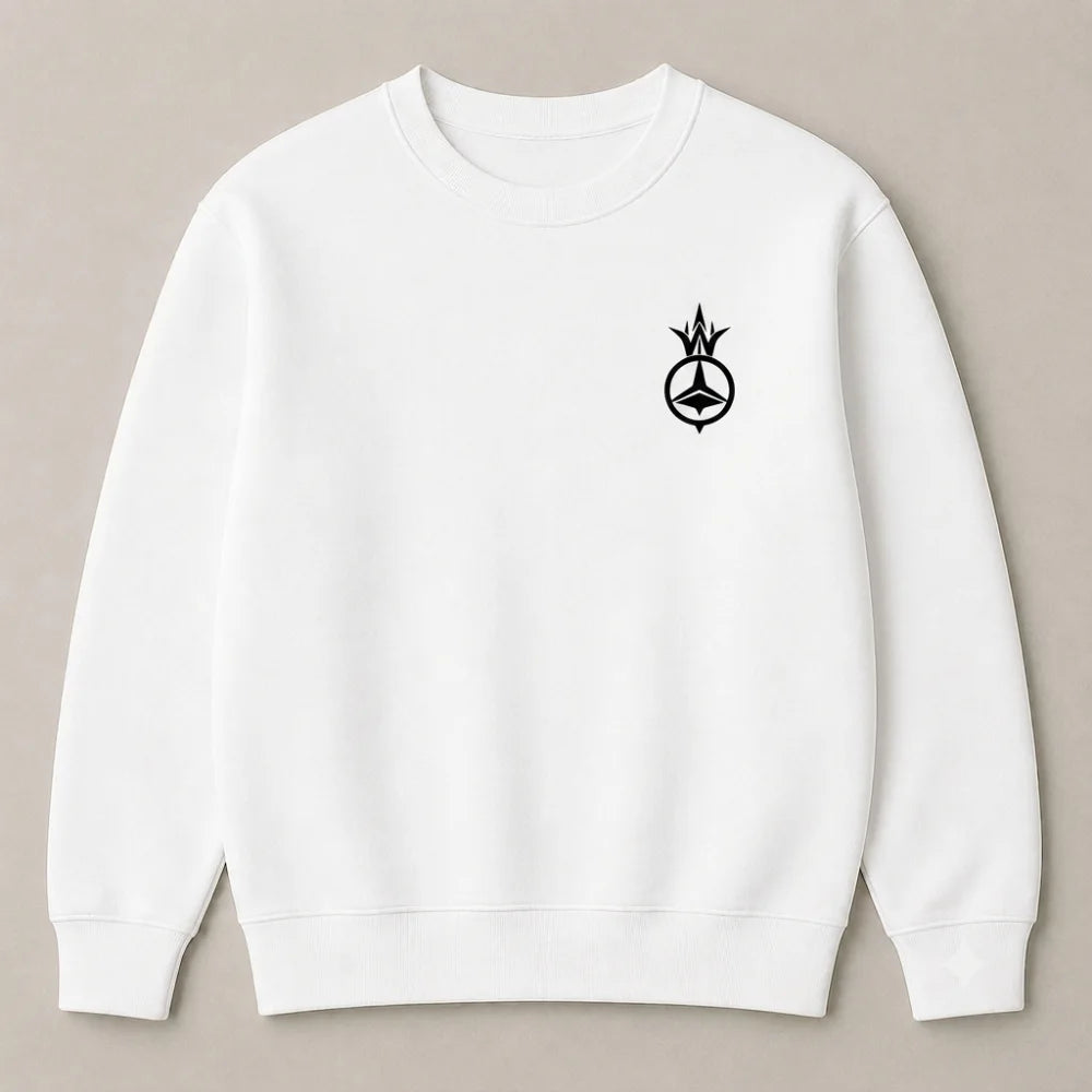 Modern automotive graphic sweatshirt with Mercedes-Benz theme