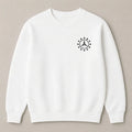 White Mercedes-Benz inspired oversized sweatshirt for men
