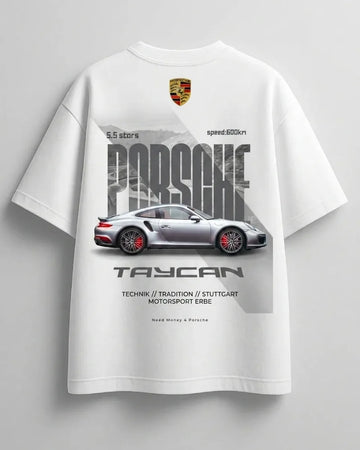Premium cotton oversized Mustang statement tee