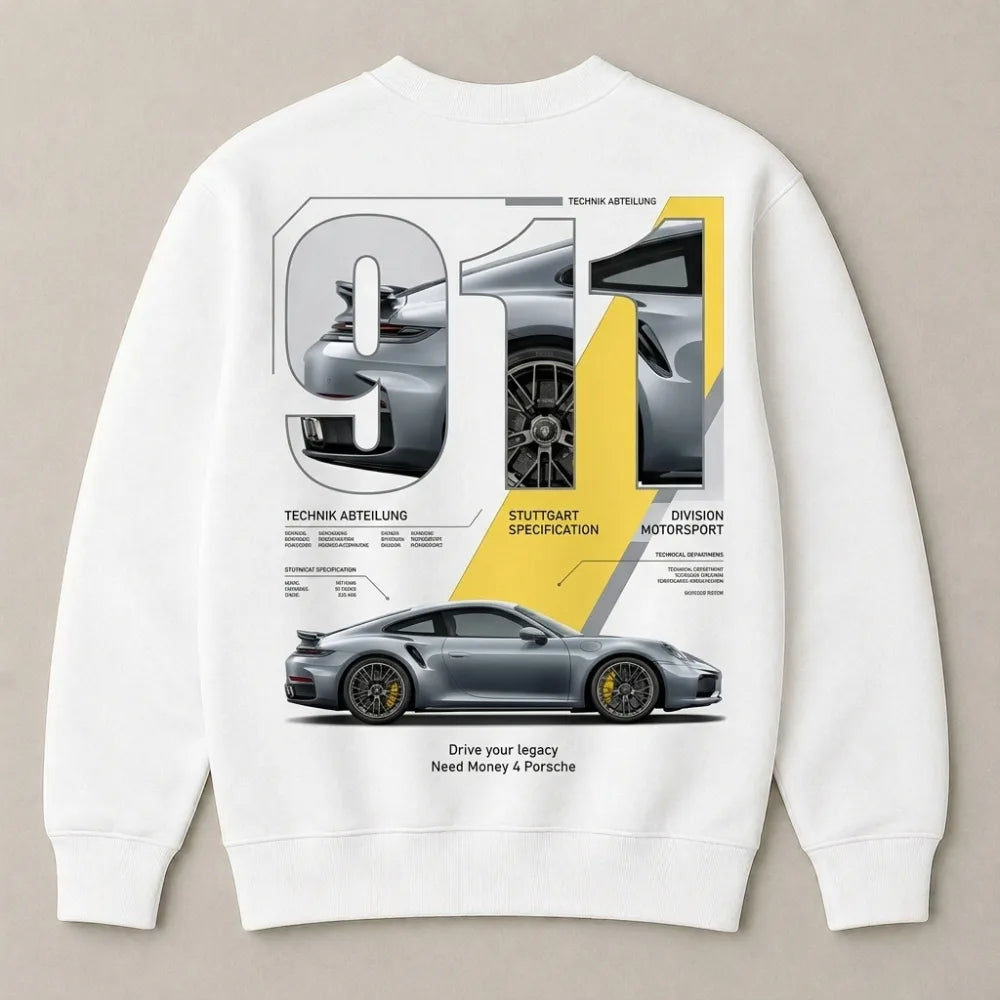 Need Money for Porsche 911 dreamer sweatshirt