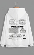 Need Money for Porsche 911 Icon Series hoodie black color modern luxury streetwear look