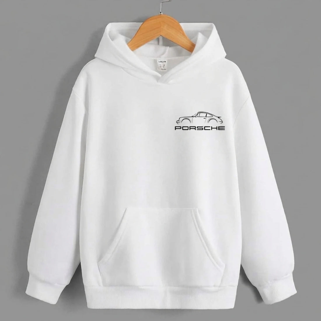 Need Money for Porsche 911 Icon Series hoodie black color modern luxury streetwear look