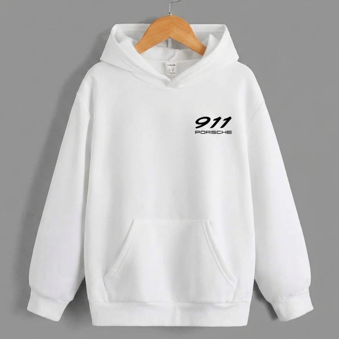 Need Money for Porsche 911 Track Inspired hoodie black color modern automotive streetwear look