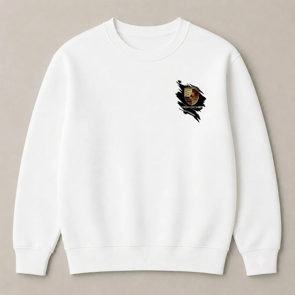 Luxury lifestyle graphic sweatshirt inspired by Porsche 911