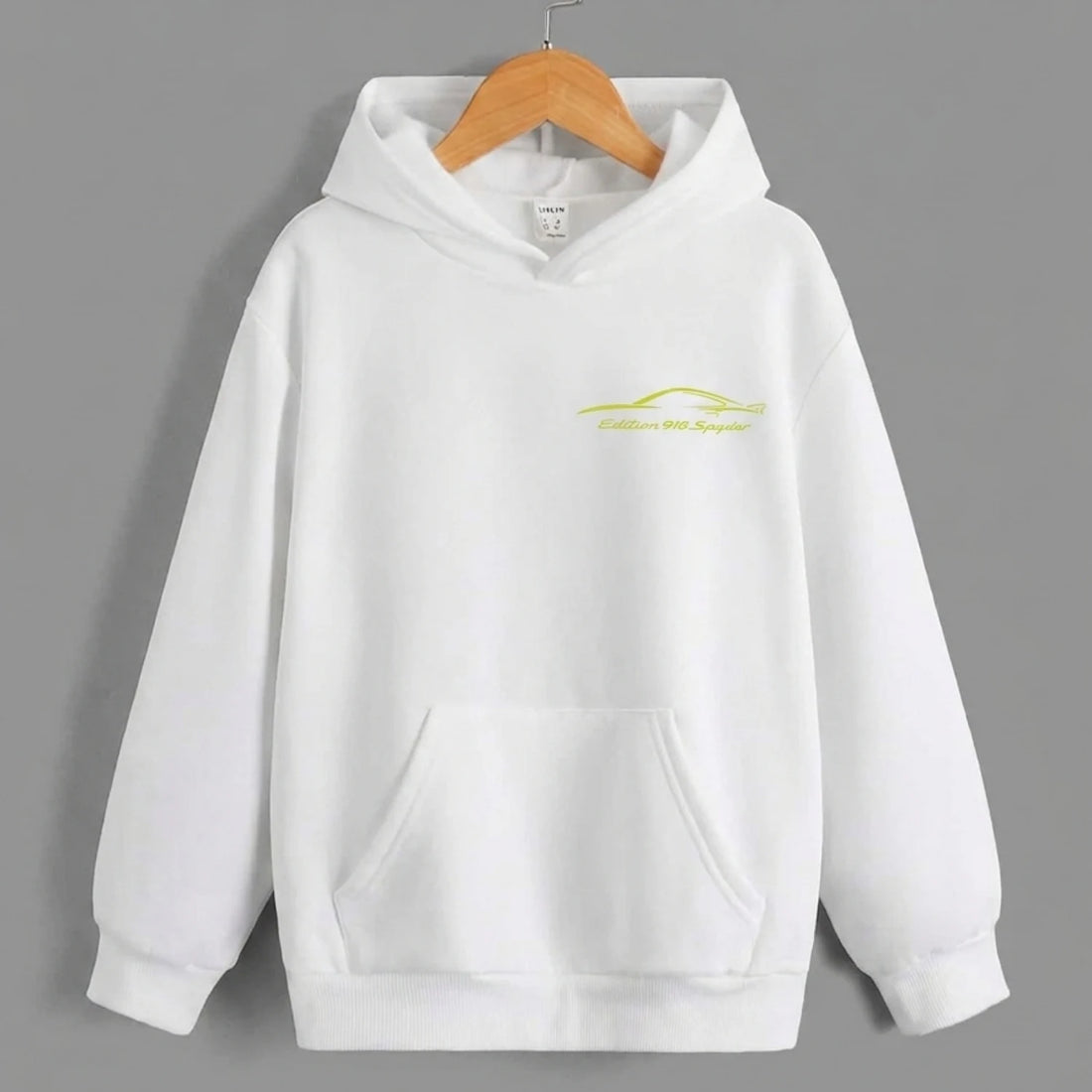 Need Money for Porsche 911 Racing Heritage hoodie front view premium motorsport streetwear style