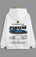 Need Money for Porsche 911 Street Legend hoodie close up graphic detail premium print design